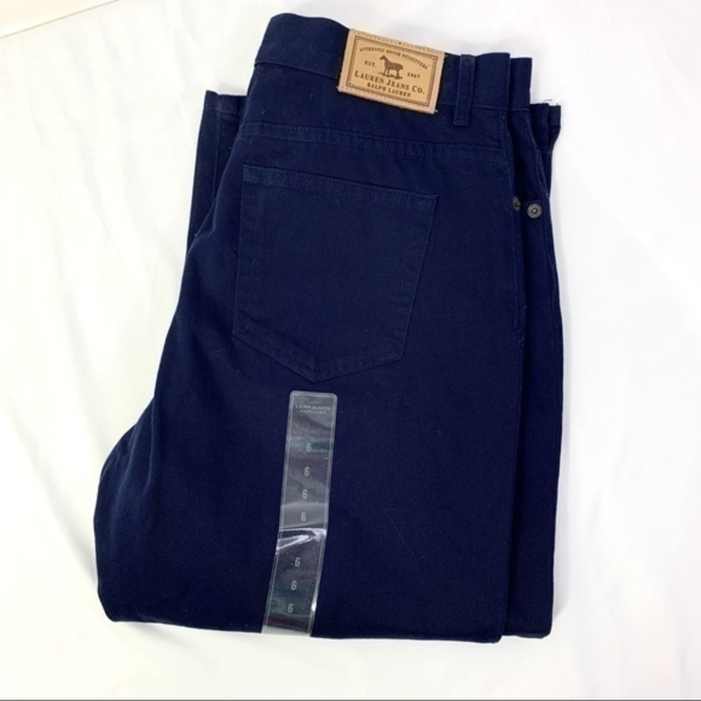 NWT Ralph Lauren Jeans Women’s Pants Blue Sz 6 - Picture 4 of 7